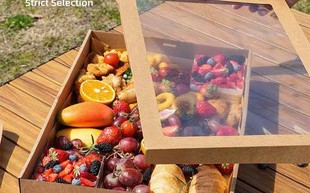 餐盒产品短视频制作 Y 春游野餐就用这个#牛皮纸餐盒  ，再也不要用塑料袋了，这个方便又省事#野餐必备 #一起去野餐吧 #野餐盒子 #户外露营